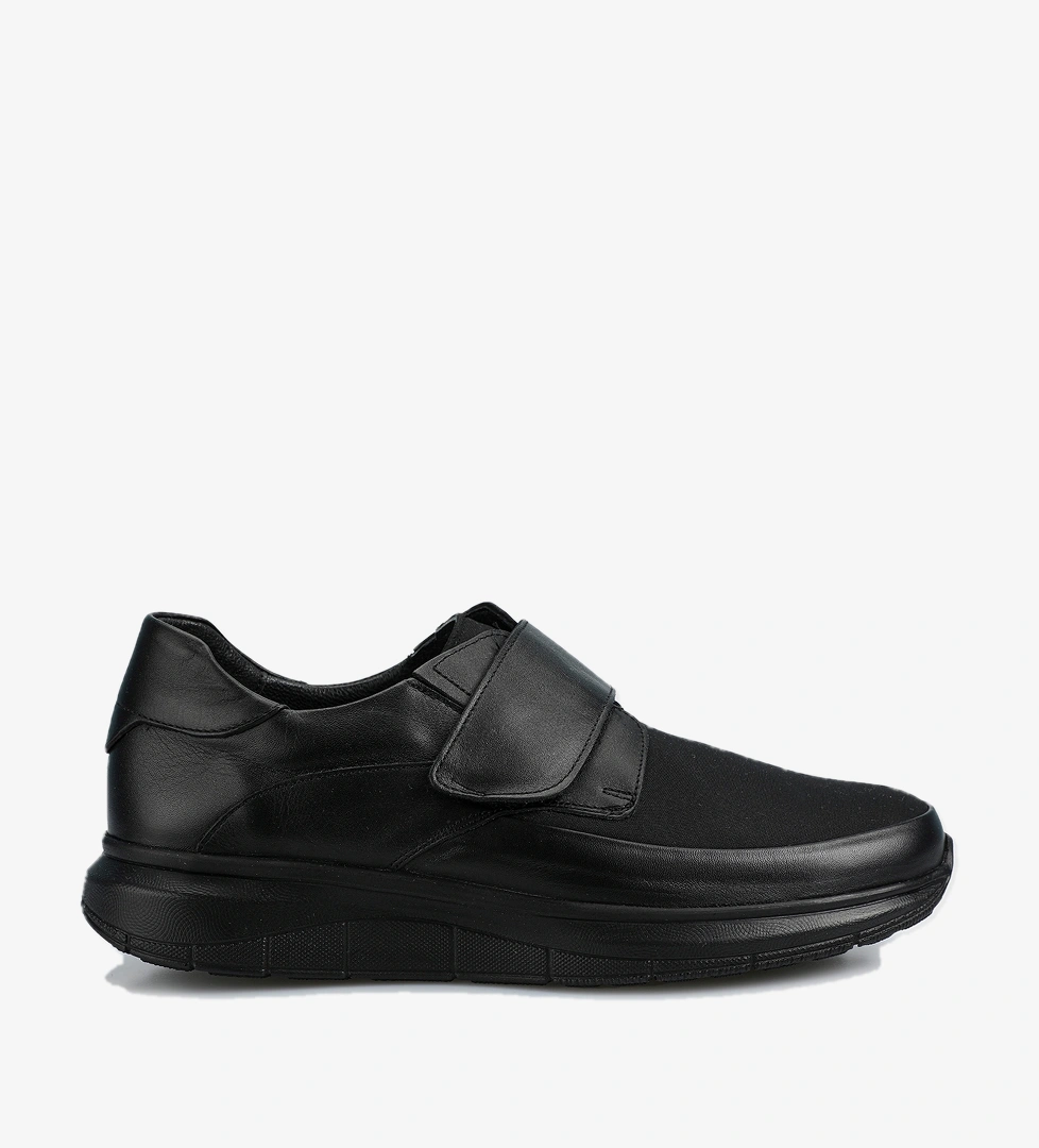 Siyah Deri Erkek Ayakkabı - Görsel 1