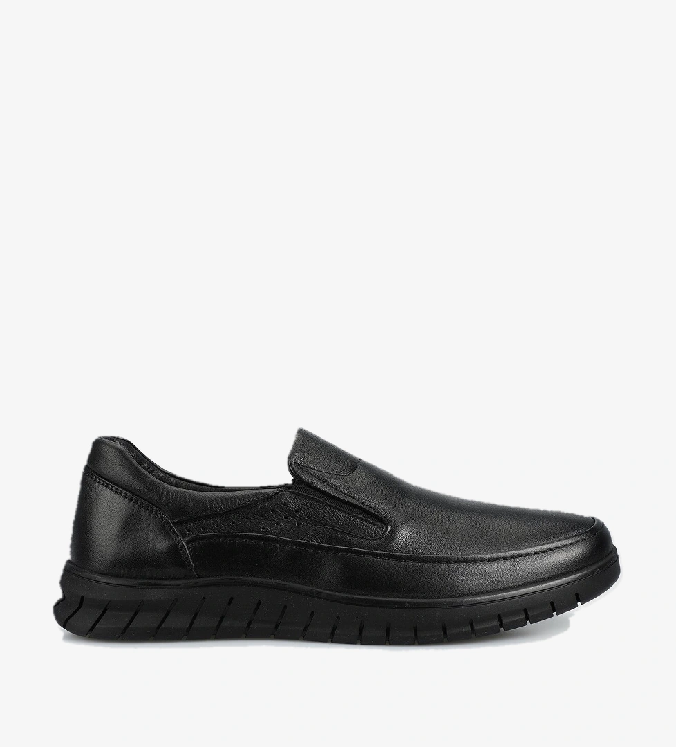 Siyah Deri Erkek Ayakkabı - Görsel 1