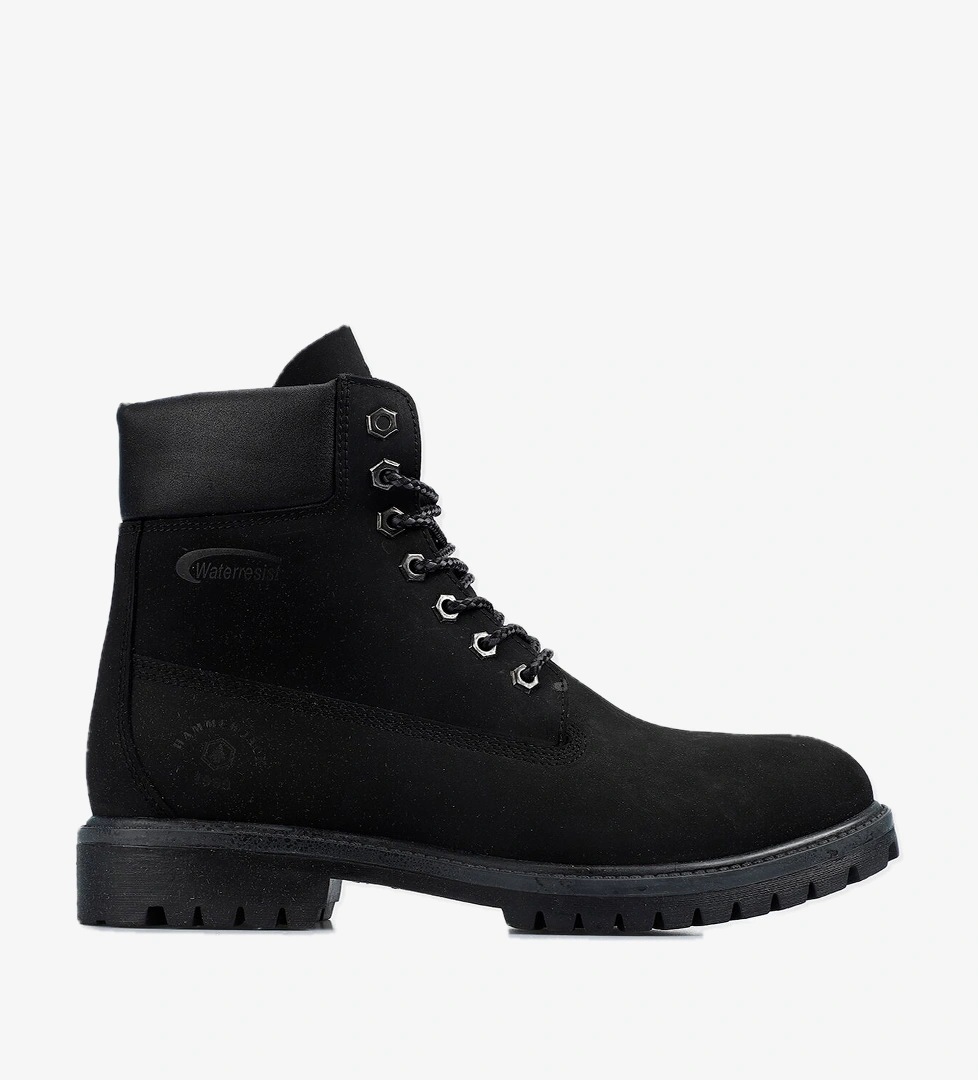 Siyah Deri Erkek Bot - Görsel 1