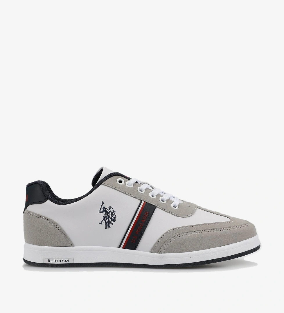 Kares Beyaz Erkek Sneaker - Görsel 1