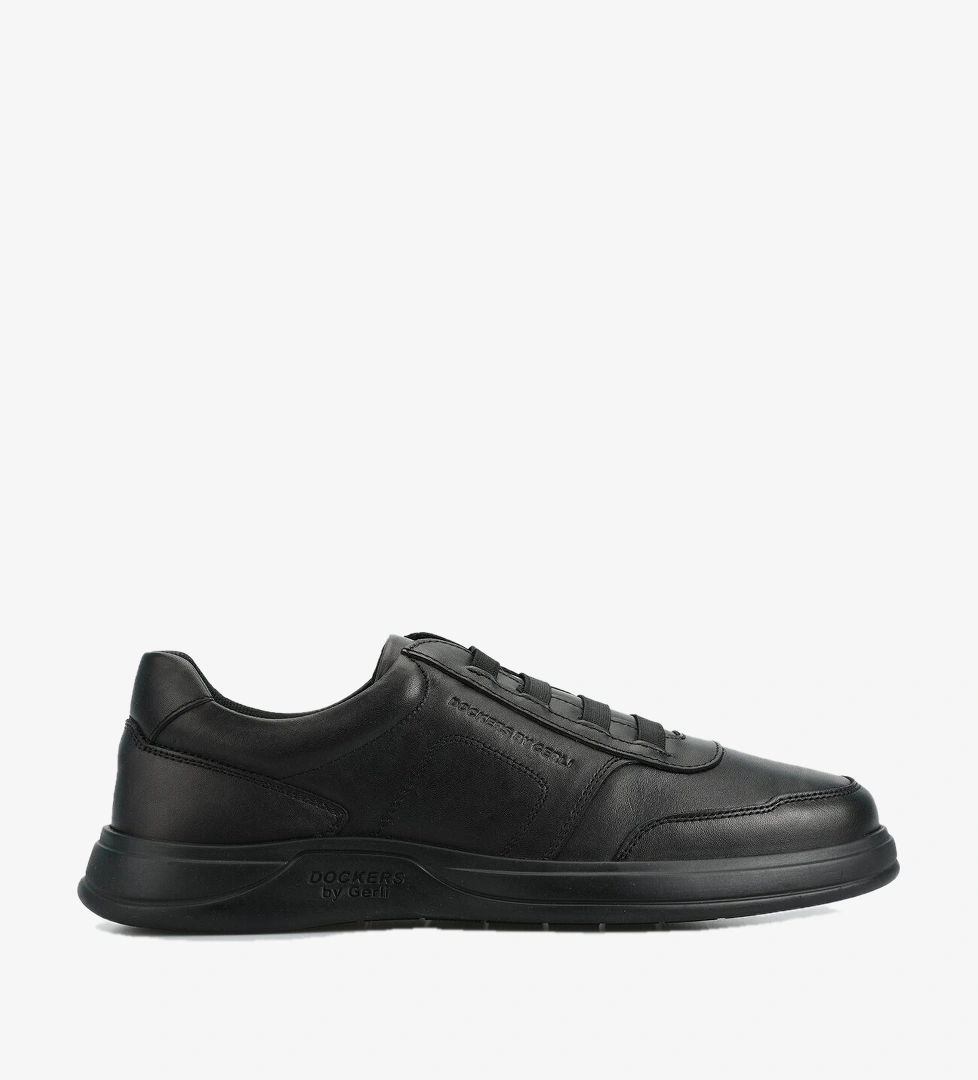 Siyah Deri Erkek Sneaker