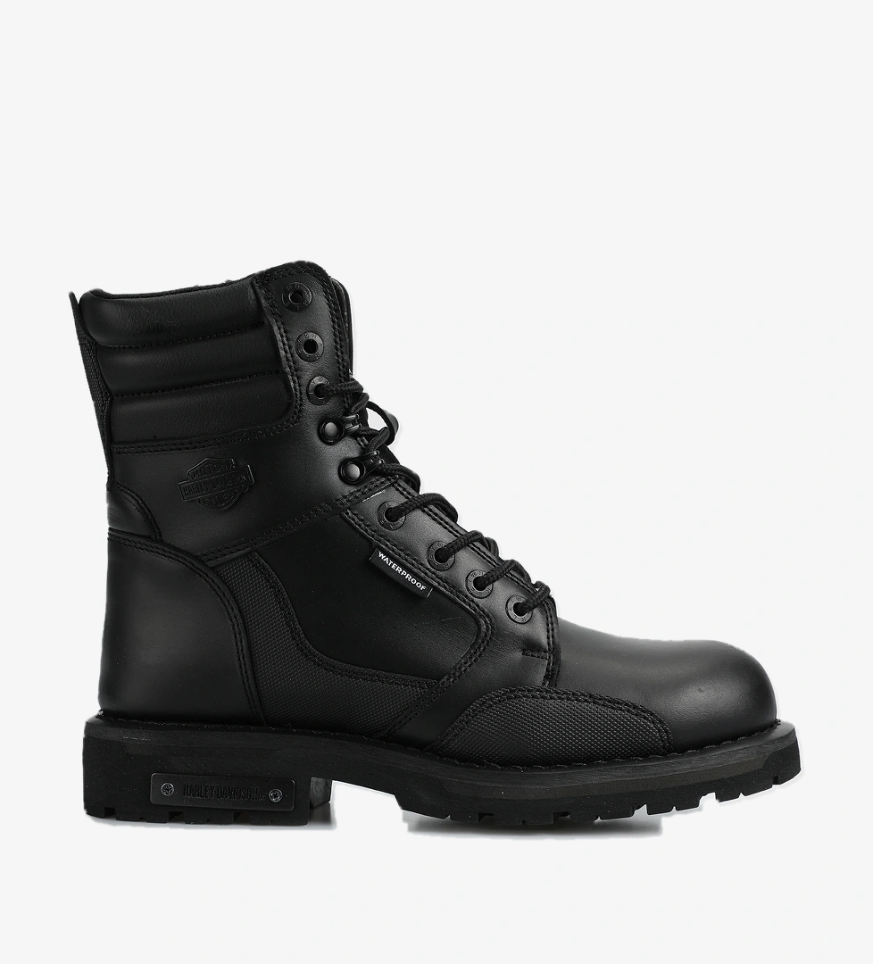 Harley Davidson 025M100725 PUTNAM WP-B BLACK // DERİ - Görsel 1