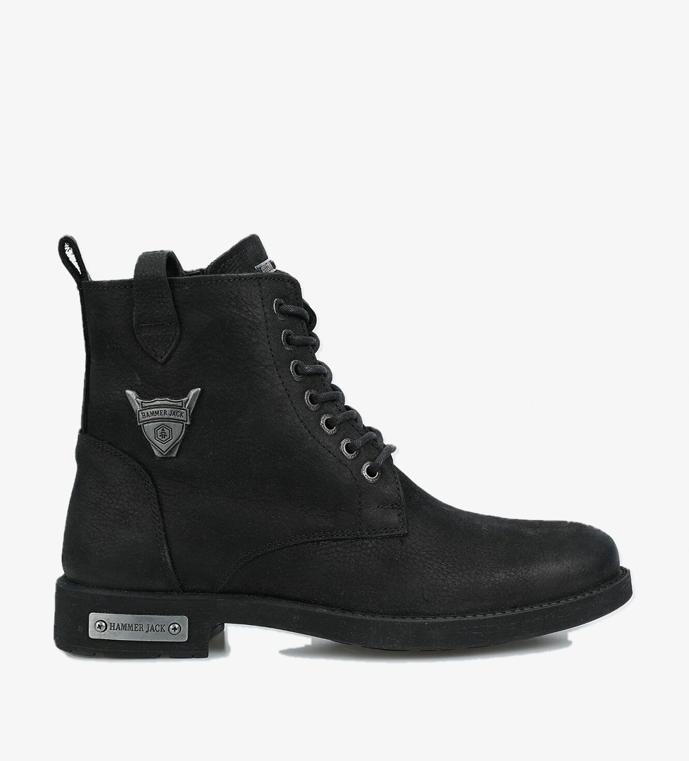 Siyah Deri Erkek Bot - Görsel 1