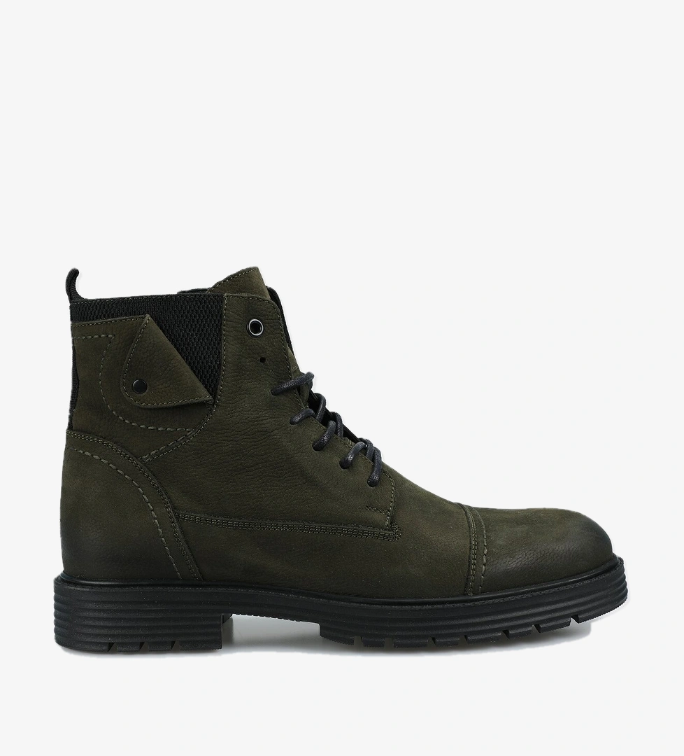 Haki Deri Erkek Bot - Görsel 1