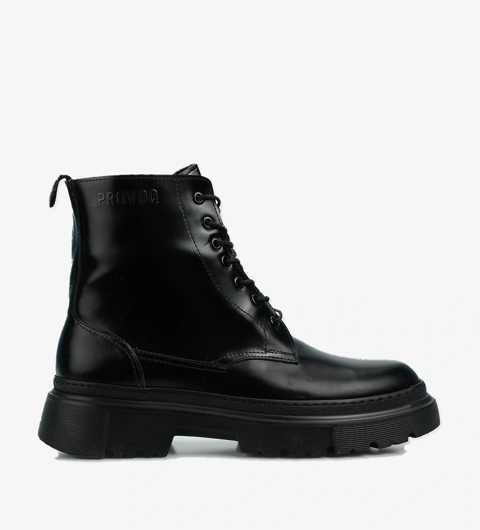 Siyah Deri Erkek Bot - Görsel 1