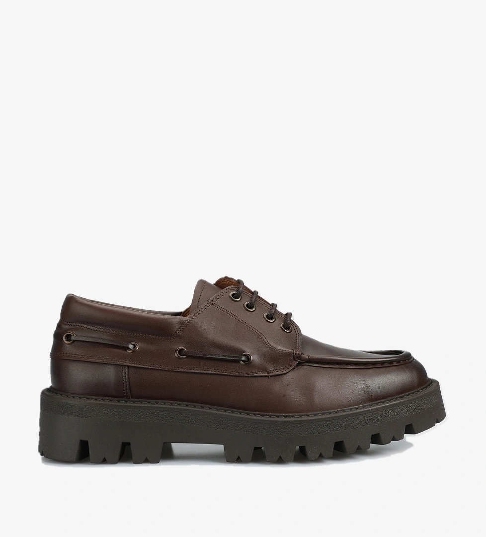 Kahve Deri Erkek Ayakkabı - Görsel 1