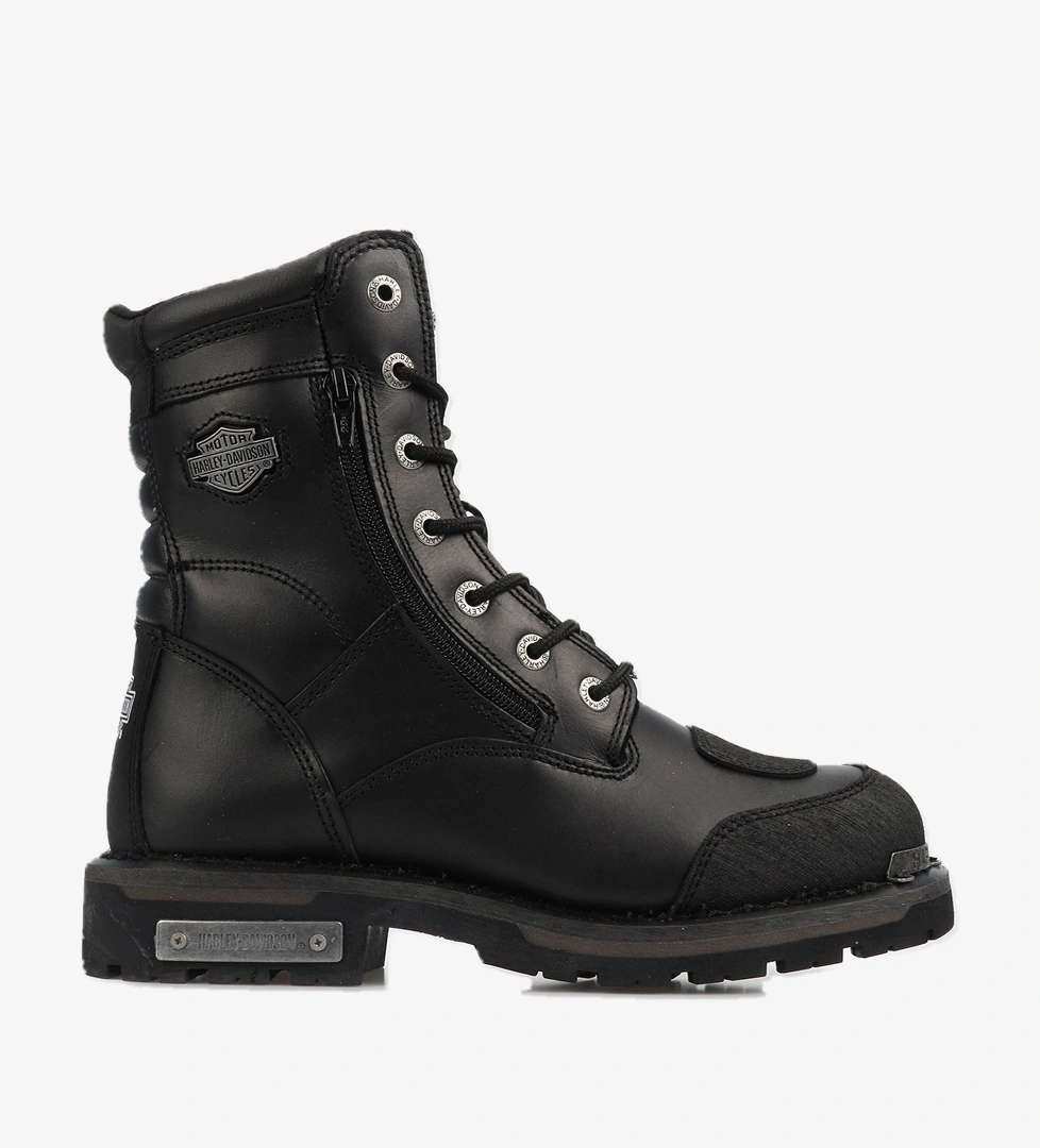 Riddick Siyah Erkek Deri Asker Botu 025M100552-B14 - Görsel 1