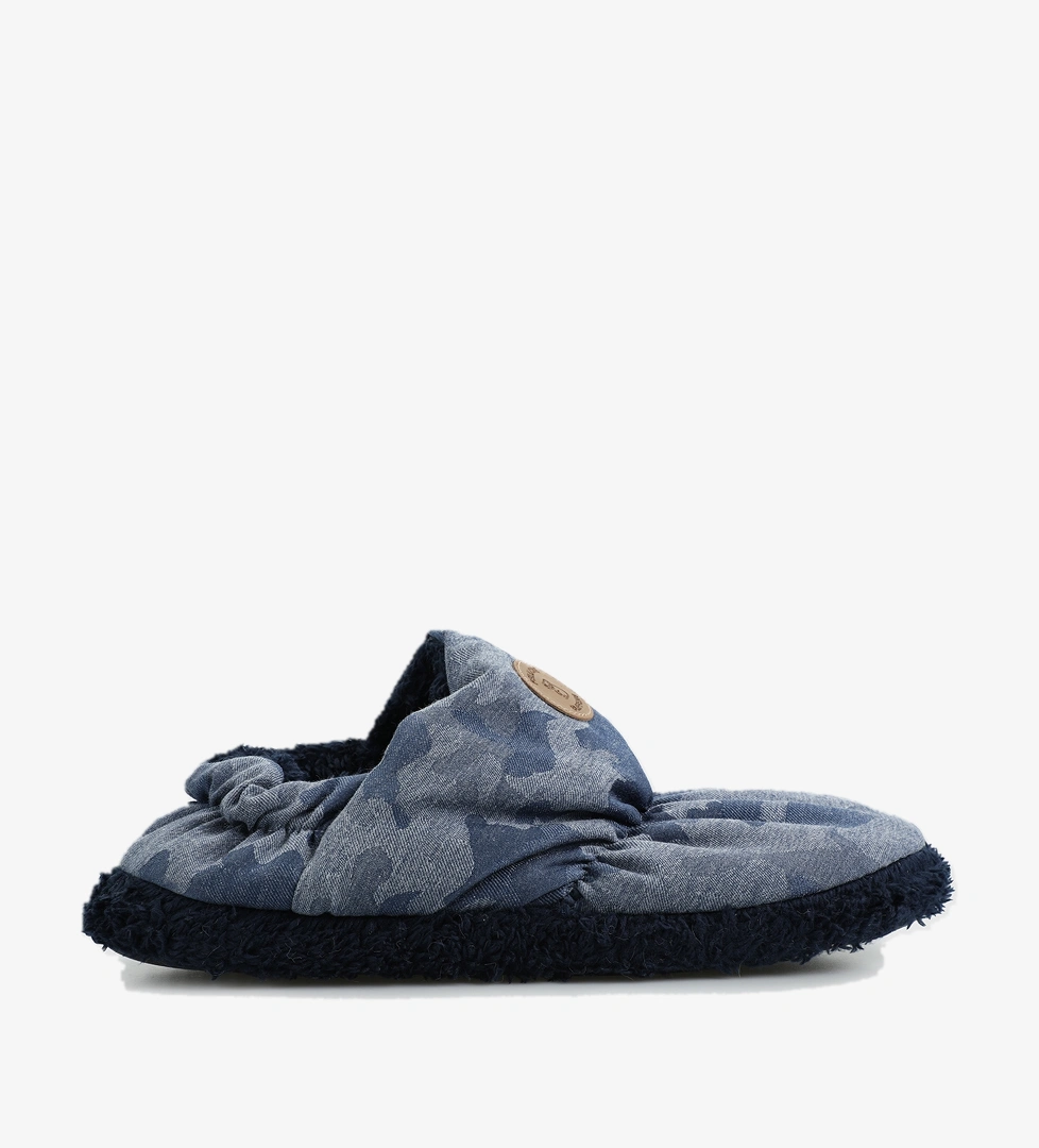 Peluche Peluche Lacivert Erkek Ev Terliği Ayakkabı Dünyası'nda! Lacivert - 1. görsel