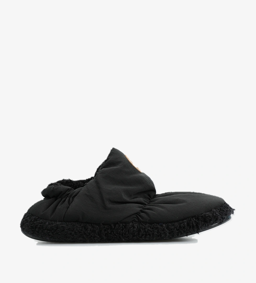 Peluche Peluche Siyah Erkek Ev Terliği Ayakkabı Dünyası'nda! Siyah - 1. görsel