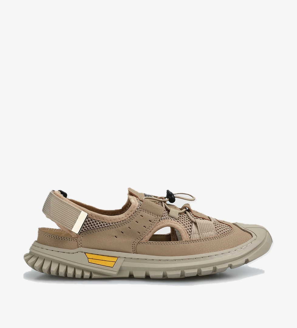 Kum Erkek Düz Sandalet - Görsel 1