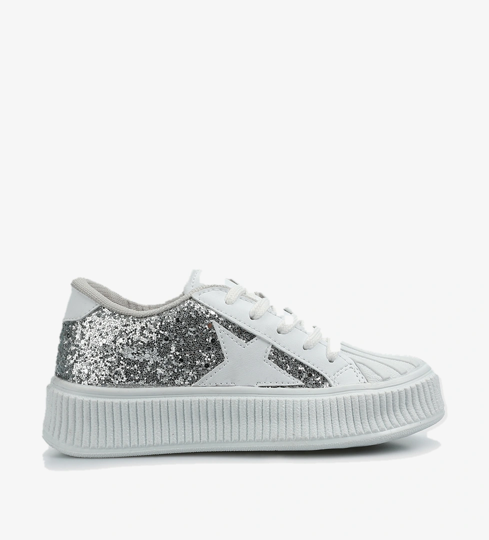 Beyaz Kız Çocuk Sneaker - Görsel 1