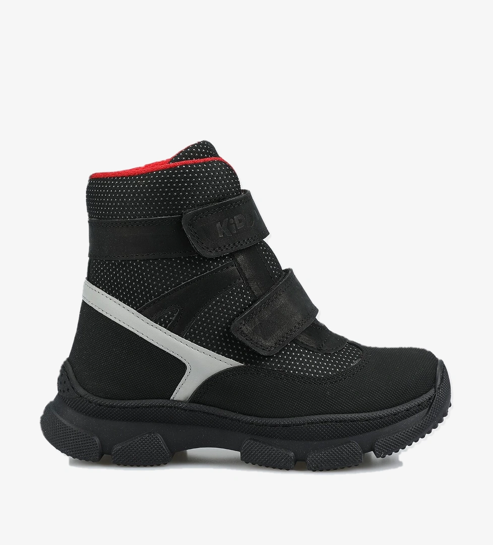 Siyah Deri Erkek Çocuk Bot - Görsel 1