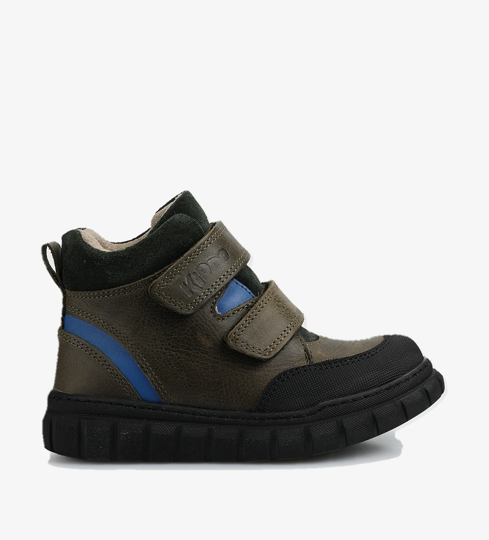Haki Deri Erkek Çocuk Bot - Görsel 1