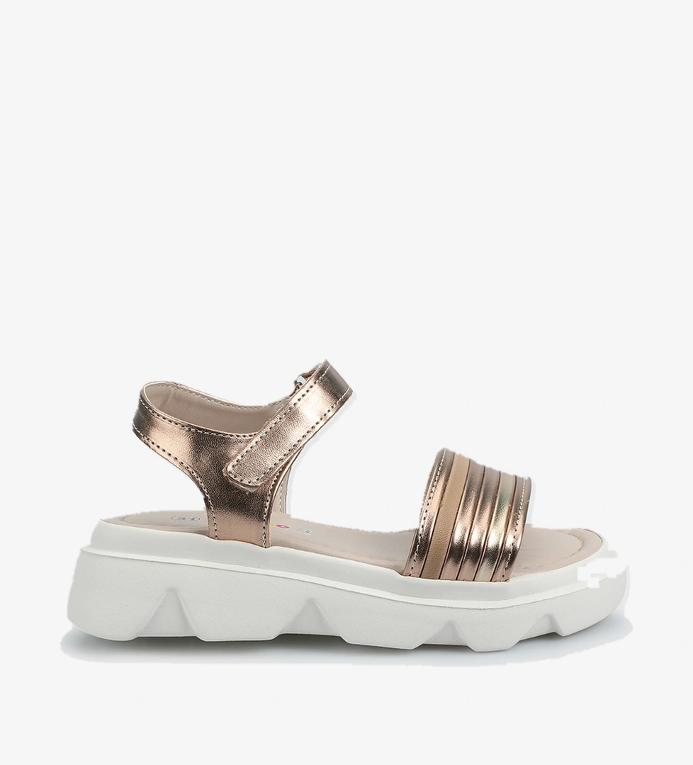 Altın Kız Çocuk Düz Sandalet - Görsel 1