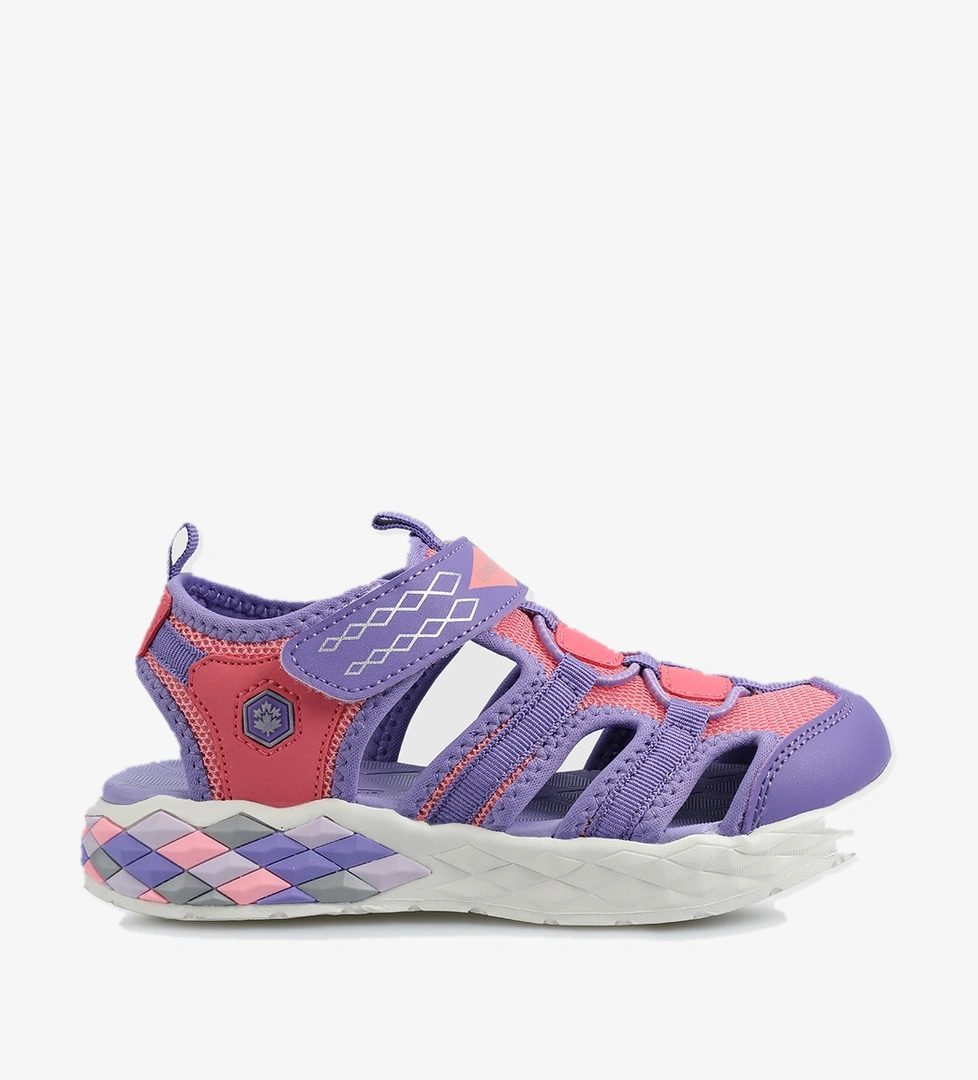 Toney Beyaz Kız Çocuk Düz Sandalet - Görsel 1