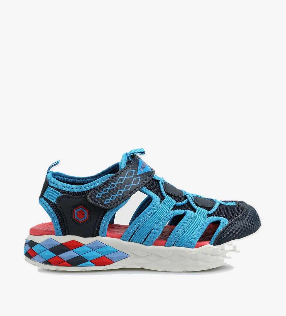 Toney Mavi Erkek Çocuk Düz Sandalet - Görsel 1