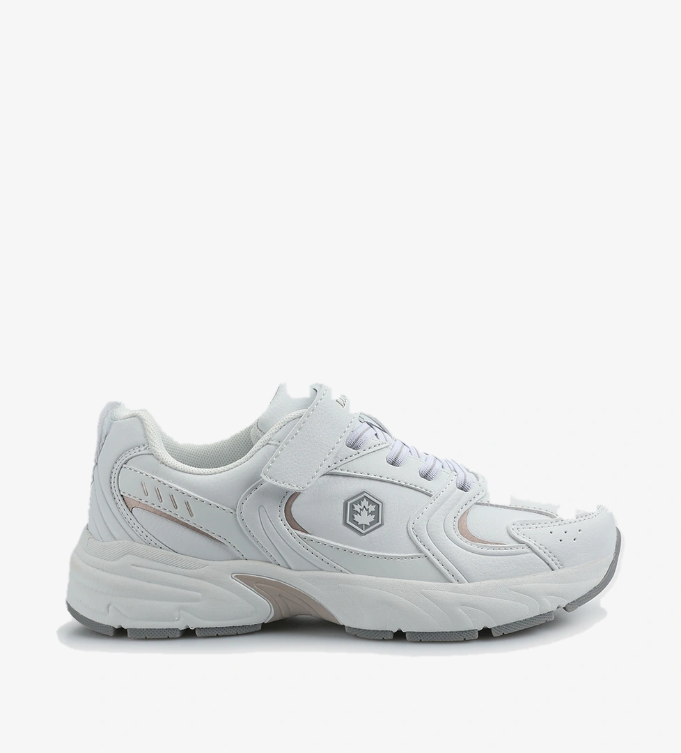 Pol Beyaz Kız Çocuk Sneaker - Görsel 1