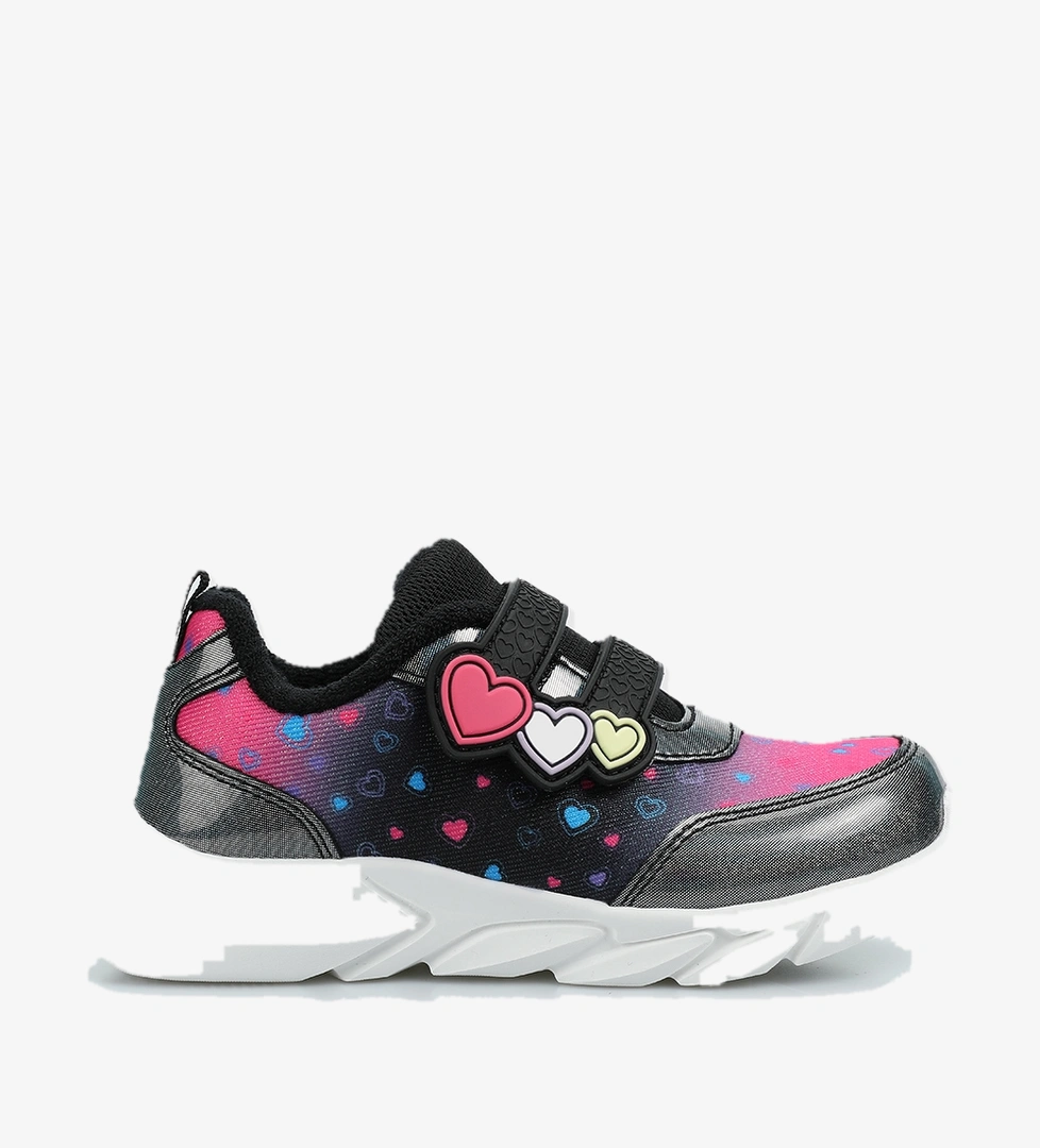 Bow Siyah Kız Çocuk Sneaker - Görsel 1