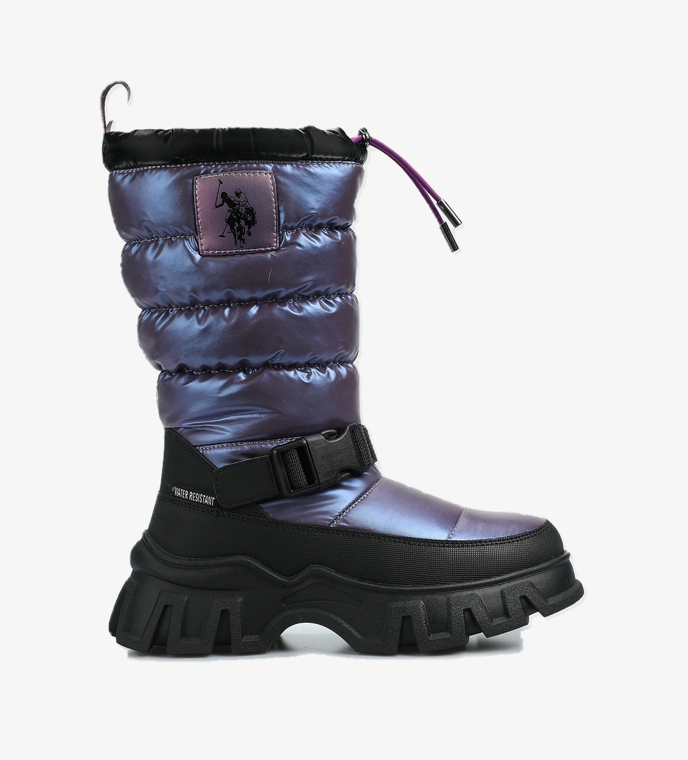 Poretta Mor Kız Çocuk Kar Botu - Görsel 1