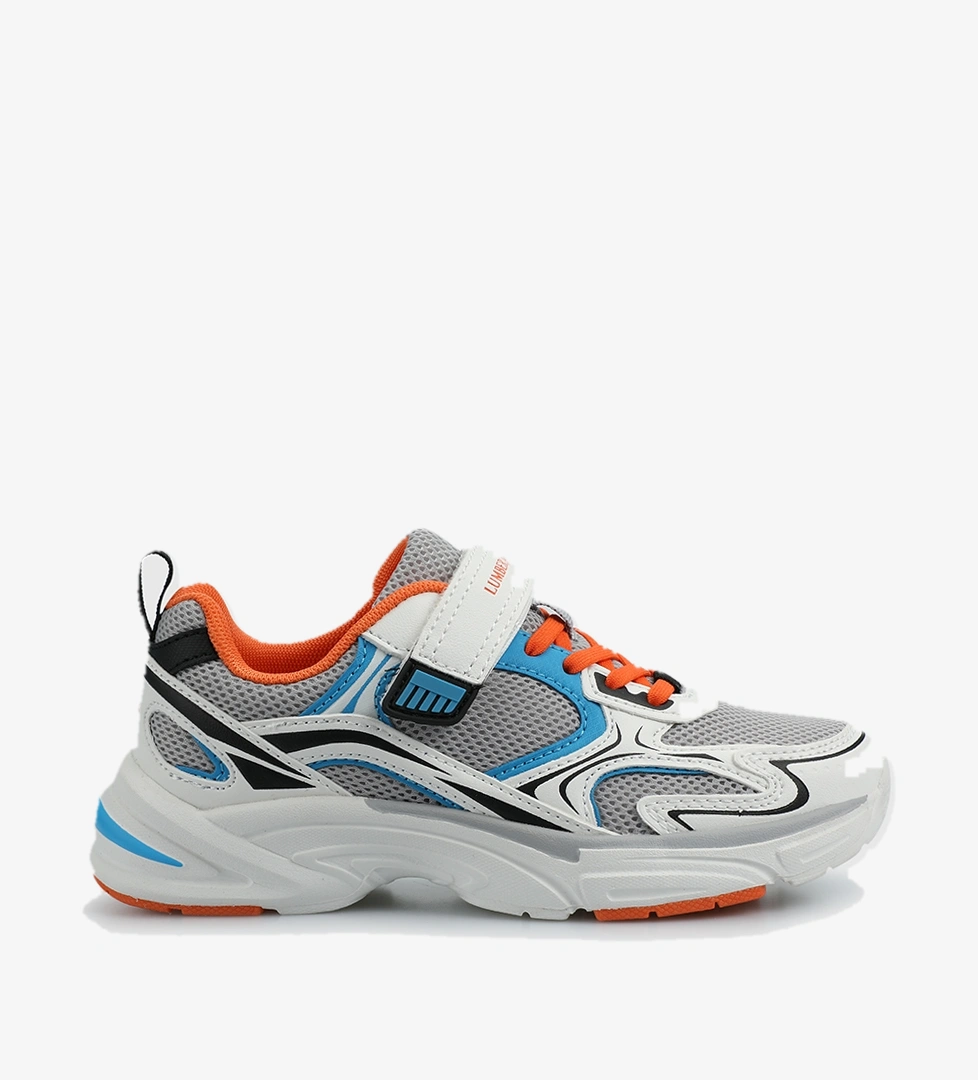 Bulk Beyaz Deri Erkek Çocuk Sneaker - Görsel 1