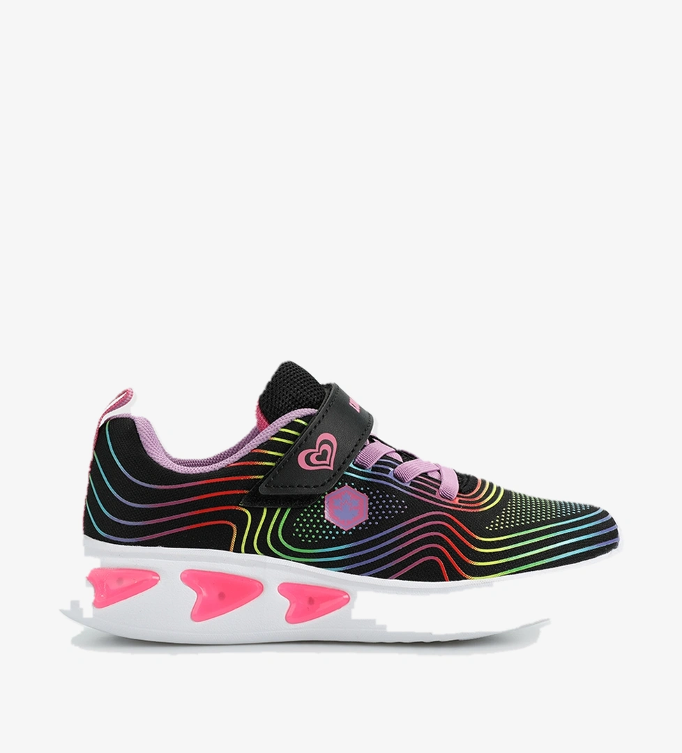 Rainbow Siyah Kız Çocuk Sneaker - Görsel 1