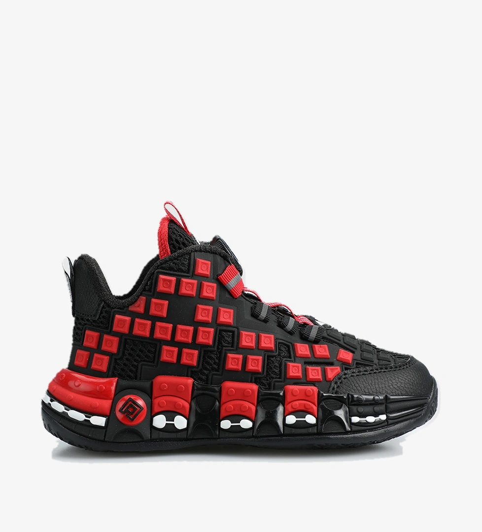 Siyah-Kırmızı Sneaker - Görsel 1