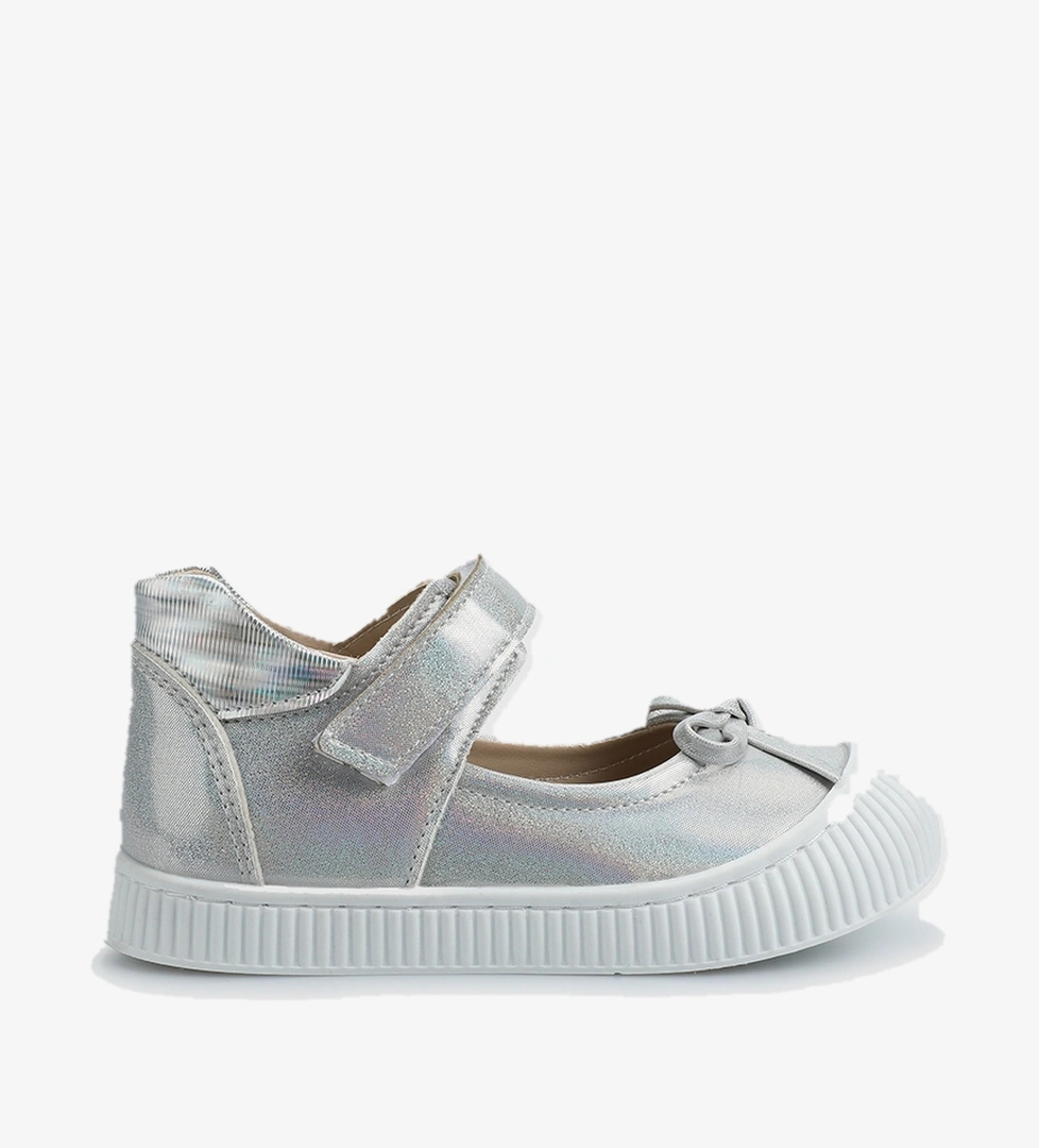 Gümüş Kız Çocuk Ayakkabı - Görsel 1