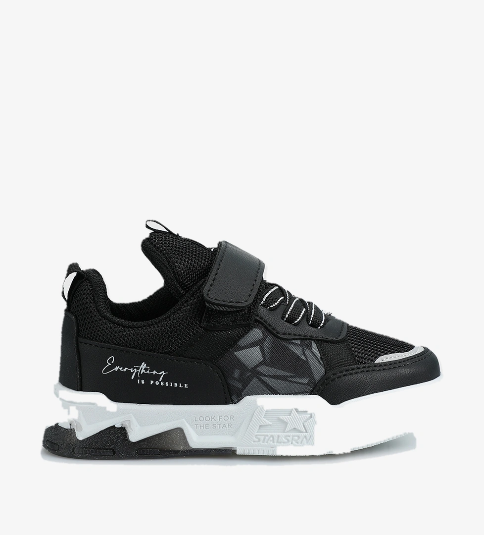 Siyah Erkek Çocuk Sneaker - Görsel 1