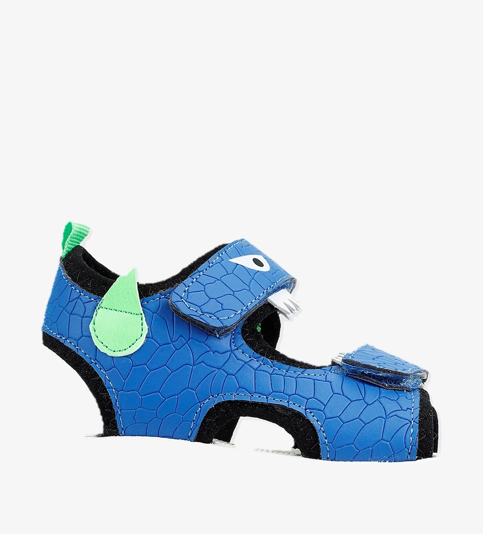 Mavi Erkek Çocuk Düz Sandalet - Görsel 1