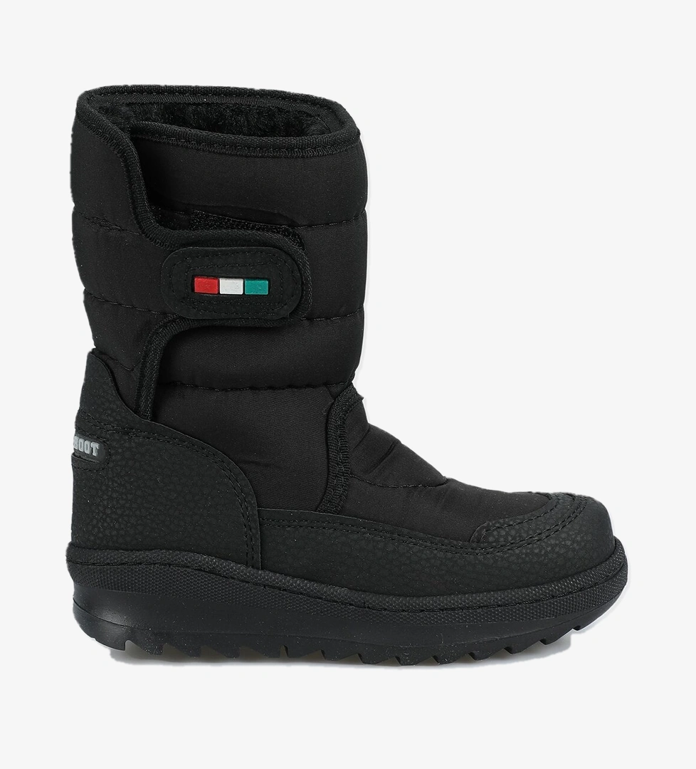 Siyah Kız Çocuk Kar Botu - Görsel 1