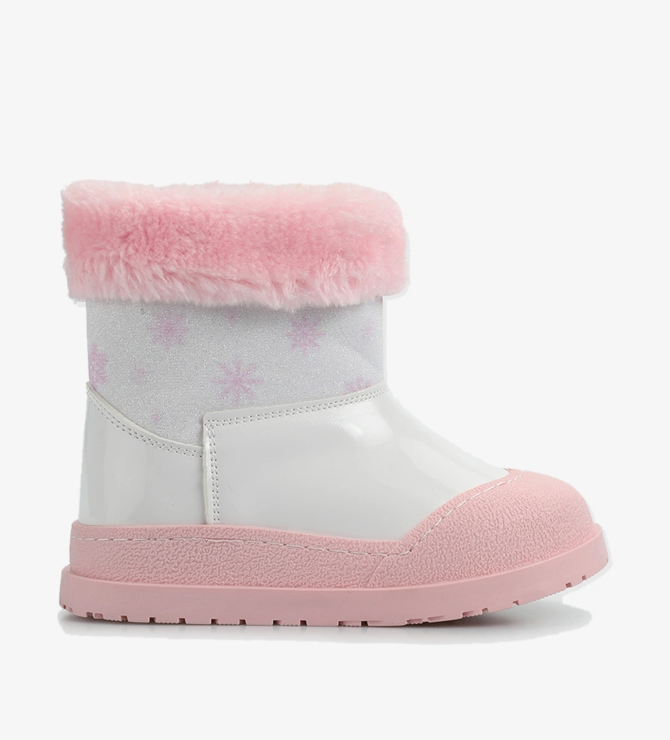 Beyaz-Pudra Kız Çocuk Bot - Görsel 1