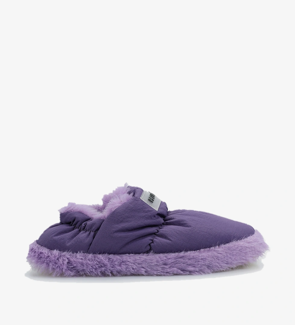 Mor Kız Çocuk Ev Terliği - Görsel 1