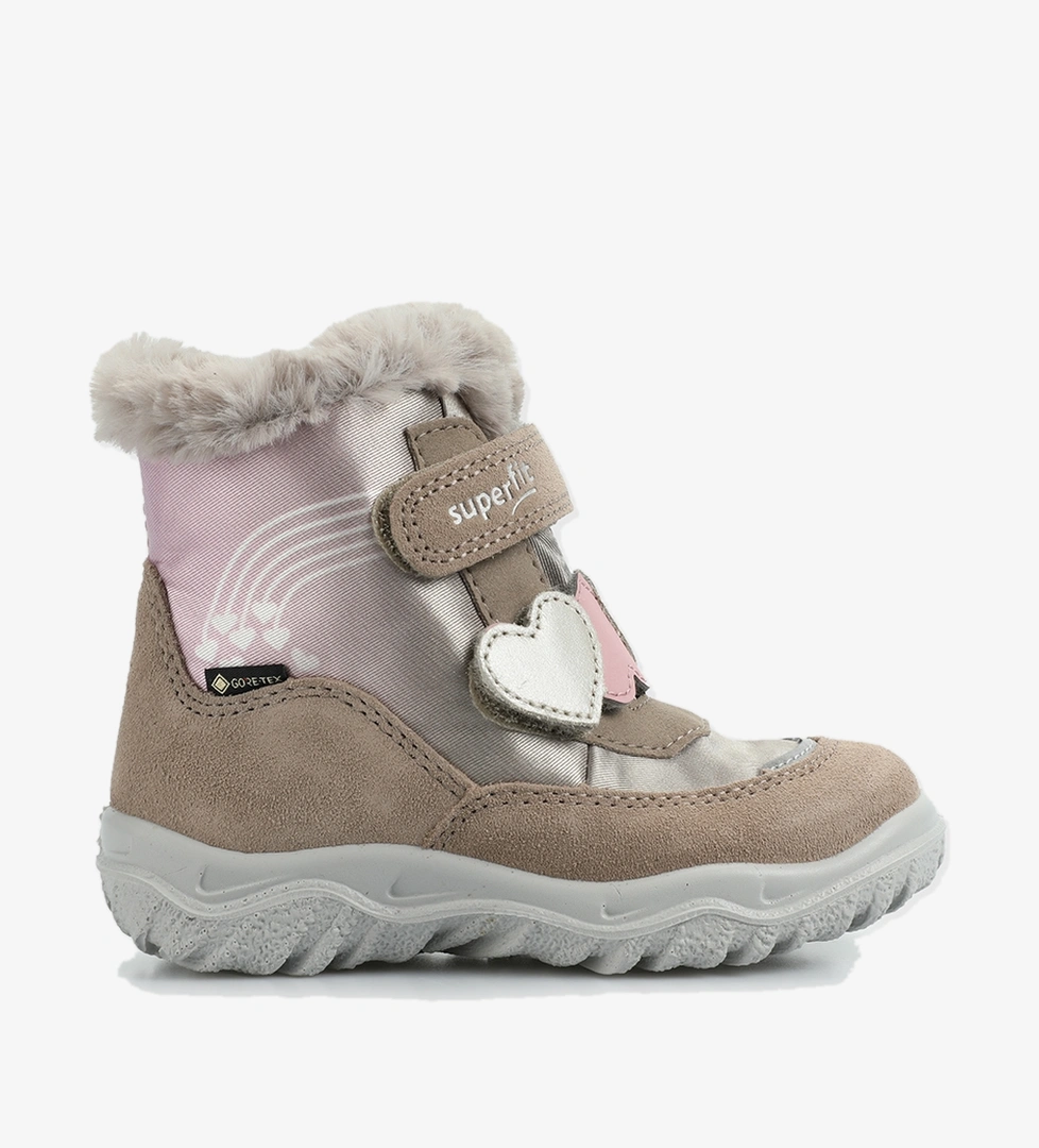 Bej Deri Kız Çocuk Outdoor Bot - Görsel 1