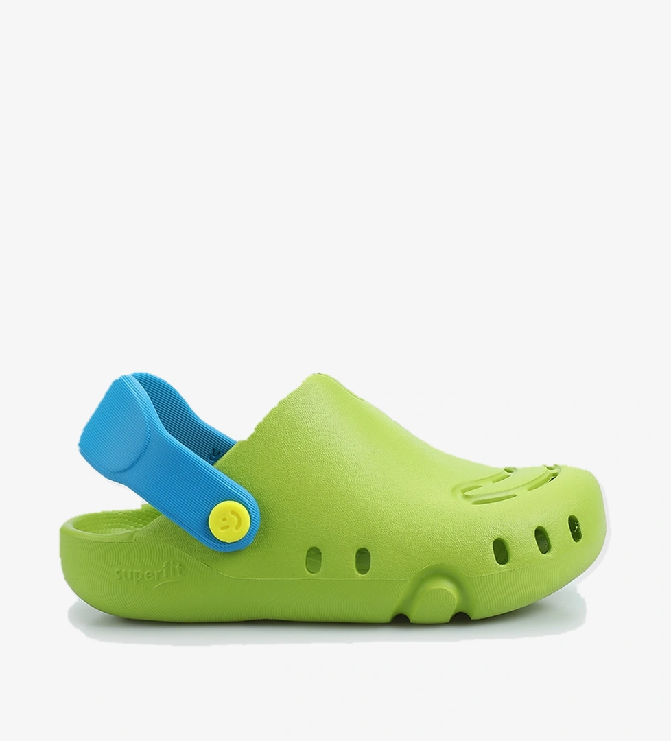 Yeşil Erkek Çocuk Düz Sandalet - Görsel 1