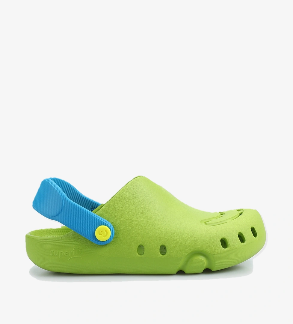 Yeşil Erkek Çocuk Düz Sandalet - Görsel 1