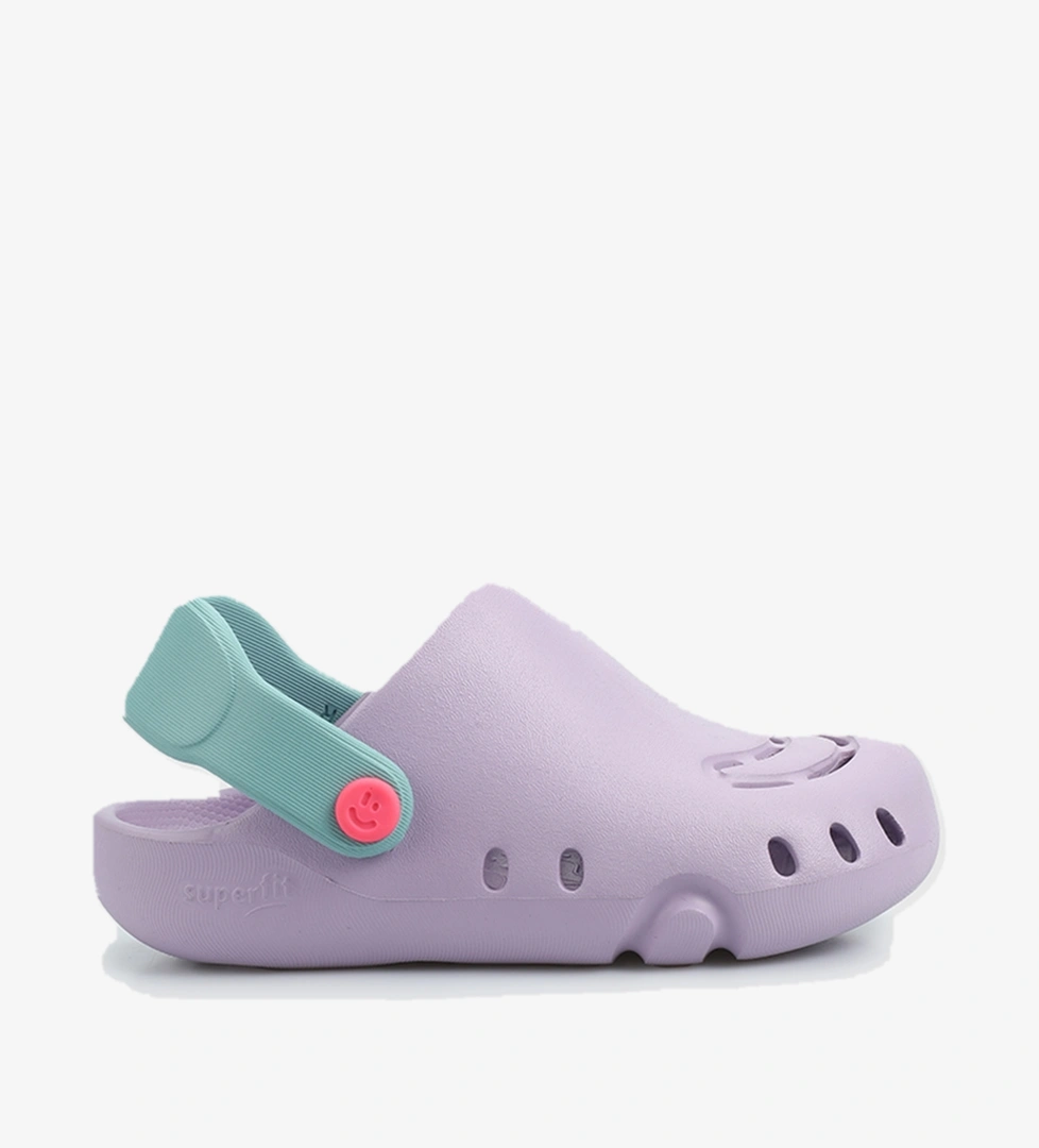 Lila Kız Çocuk Düz Sandalet - Görsel 1