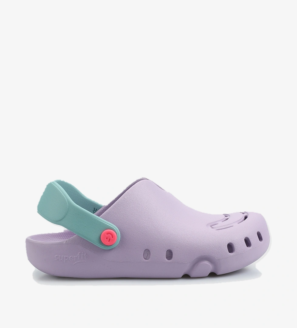 Lila Kız Çocuk Düz Sandalet - Görsel 1