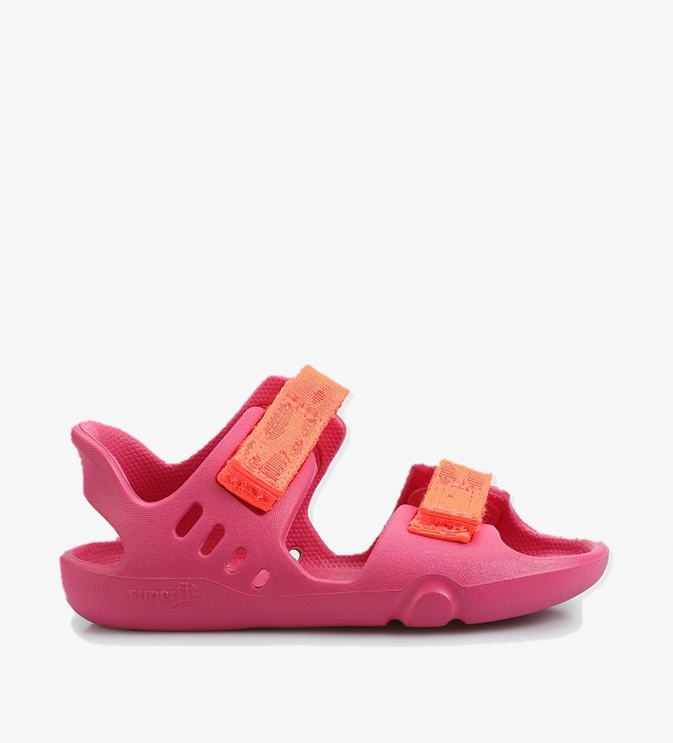 Pembe Kız Çocuk Düz Sandalet - Görsel 1