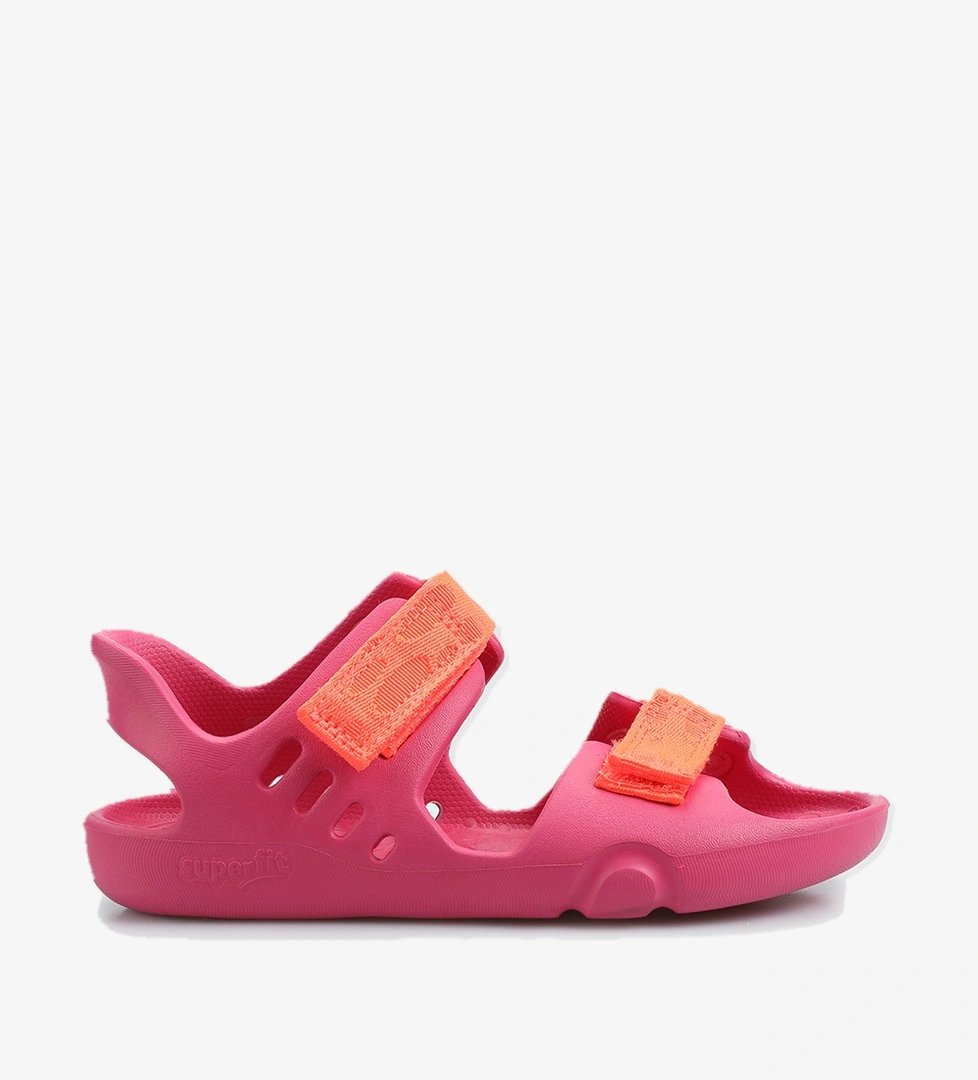 Pembe Kız Çocuk Düz Sandalet - Görsel 1