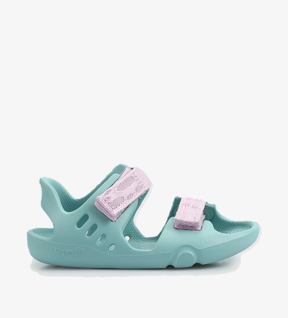 Yeşil Kız Çocuk Düz Sandalet - Görsel 1