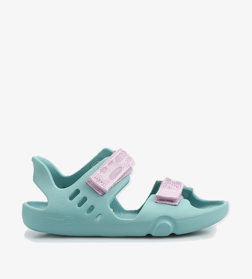 Yeşil Kız Çocuk Düz Sandalet - Görsel 1