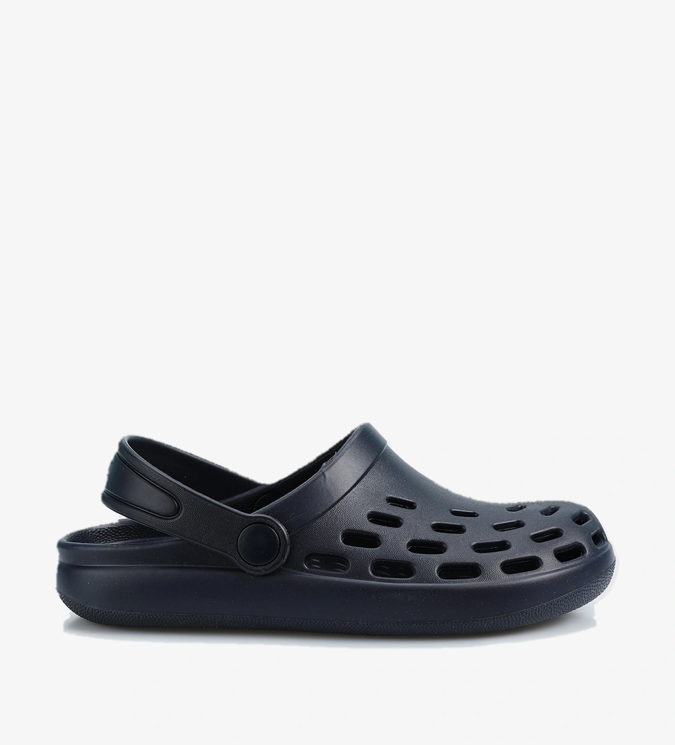 Lacivert Erkek Çocuk Düz Sandalet - Görsel 1