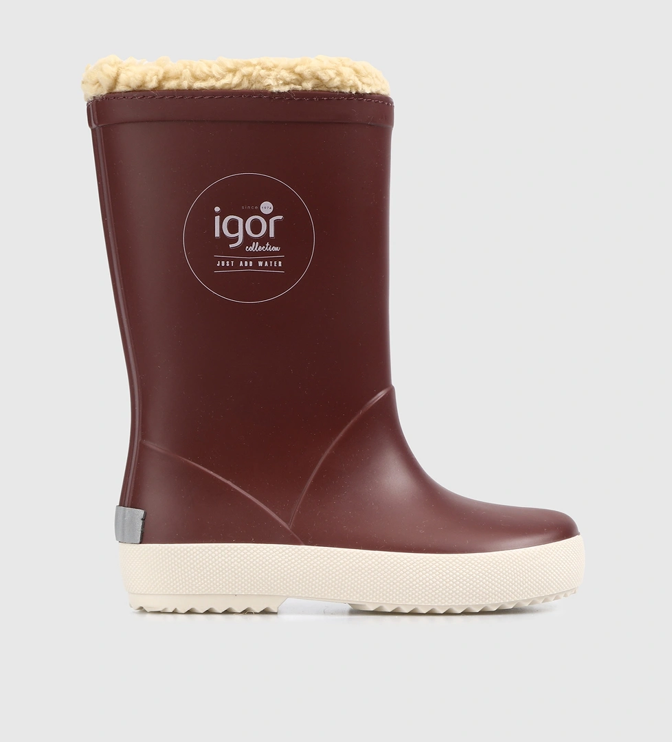 Bordo Yağmur Botu - Görsel 1