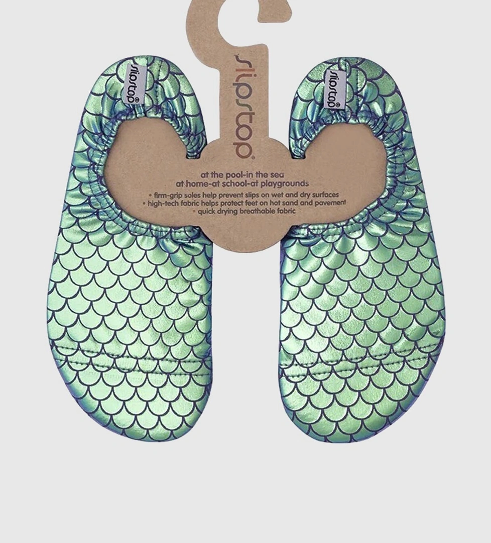 Yeşil Kız Çocuk Terlik - Görsel 1