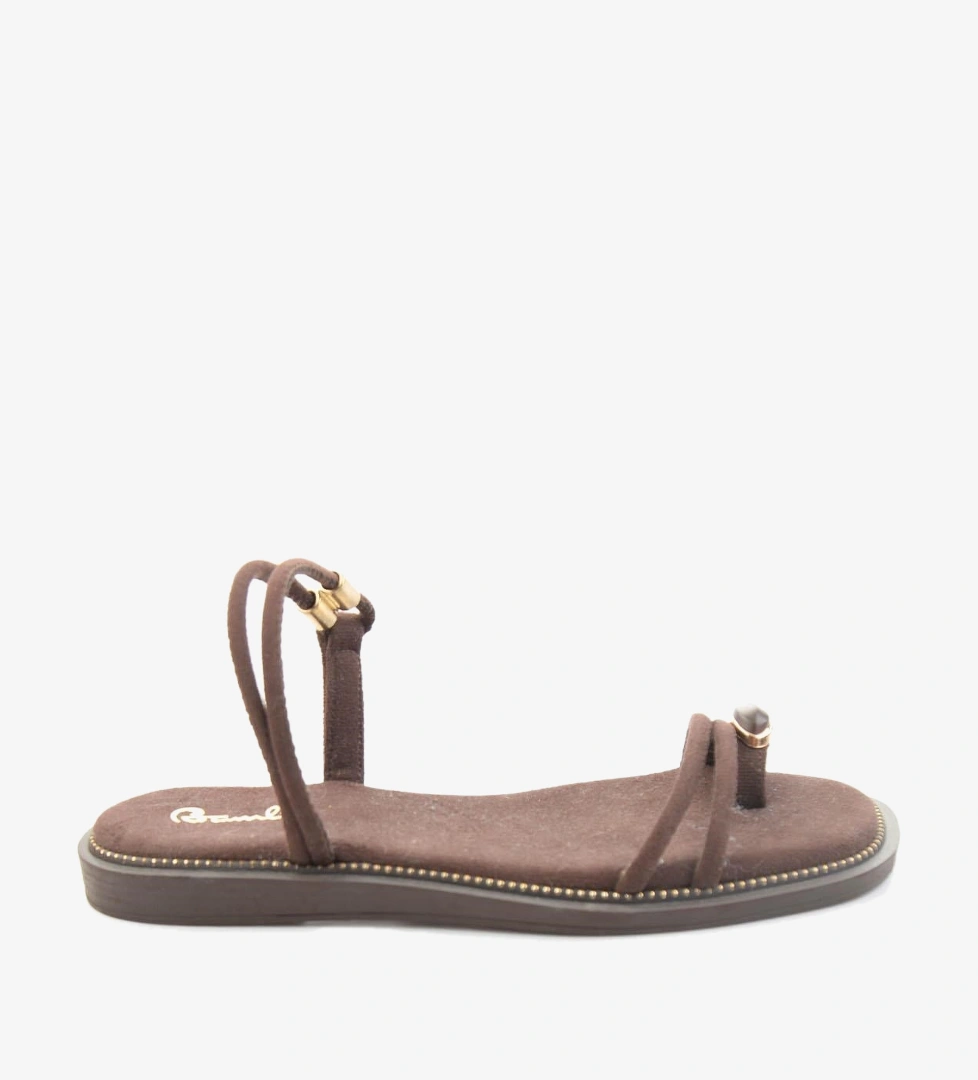Kahve Süet Kadın Sandalet K05826002372