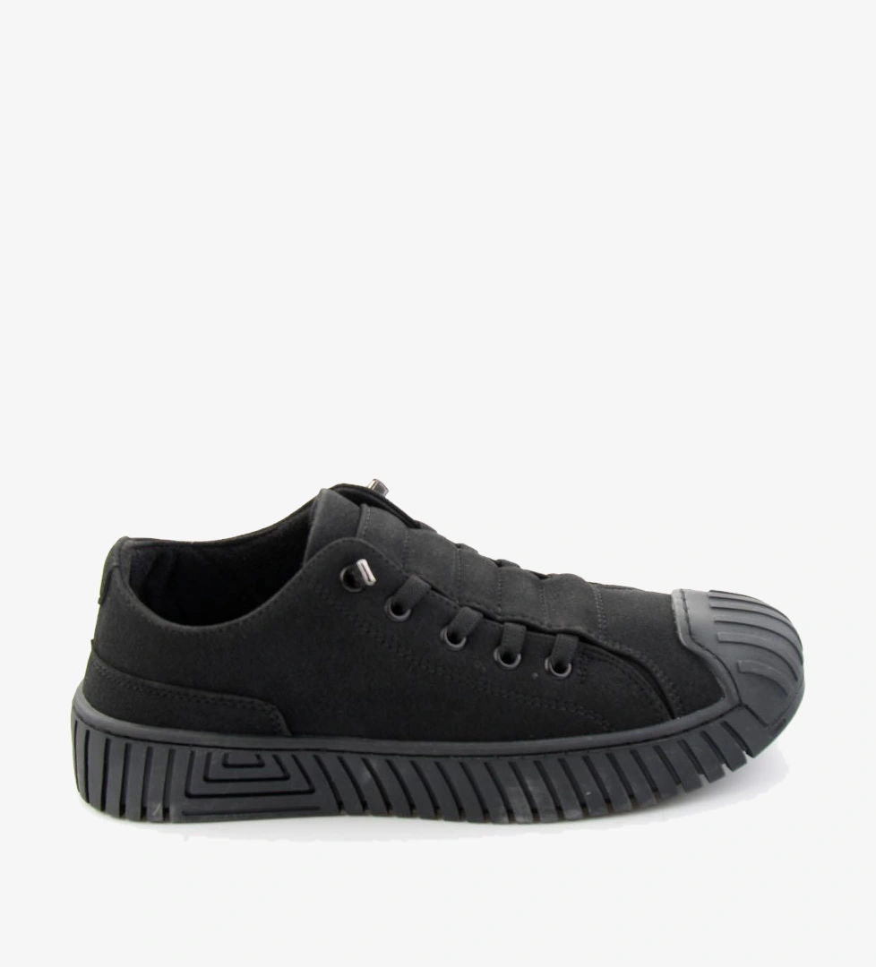 Siyah Süet Kadın Sneaker K01175127472