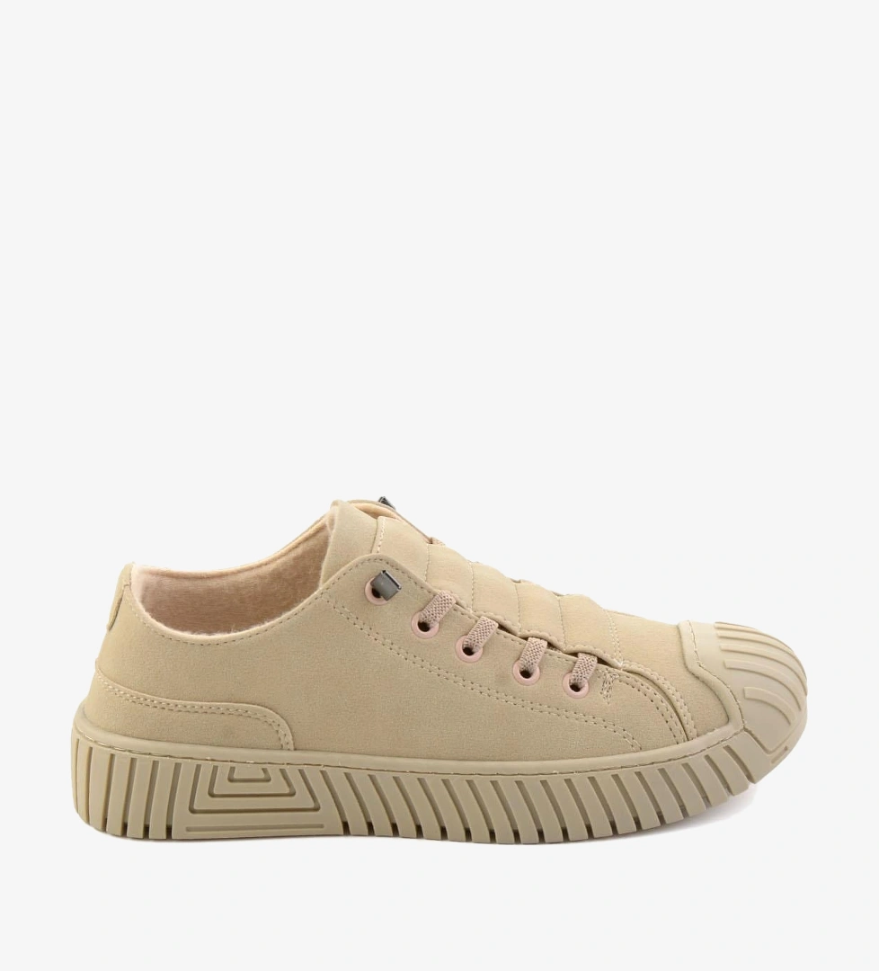 Bej Süet Kadın Sneaker K01175127472