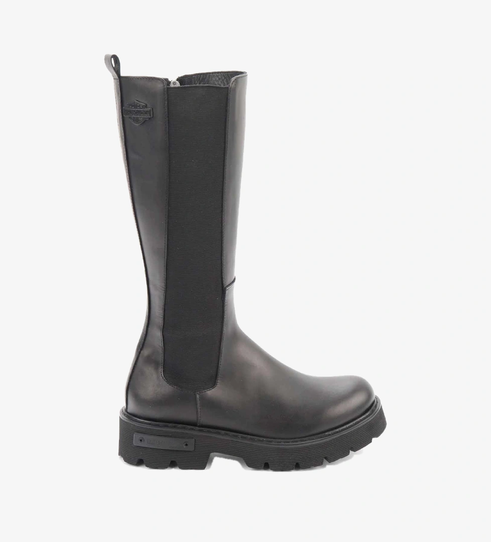 Black Hakiki Deri Kadın Bot & Bootie HD0777056903