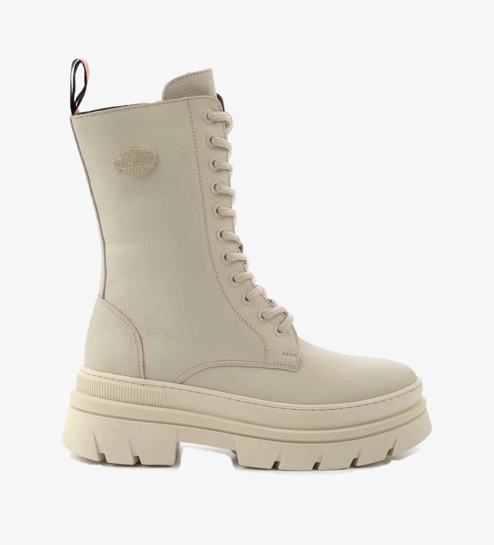 Beige Hakiki Deri Kadın Bot & Bootie HD0777066103