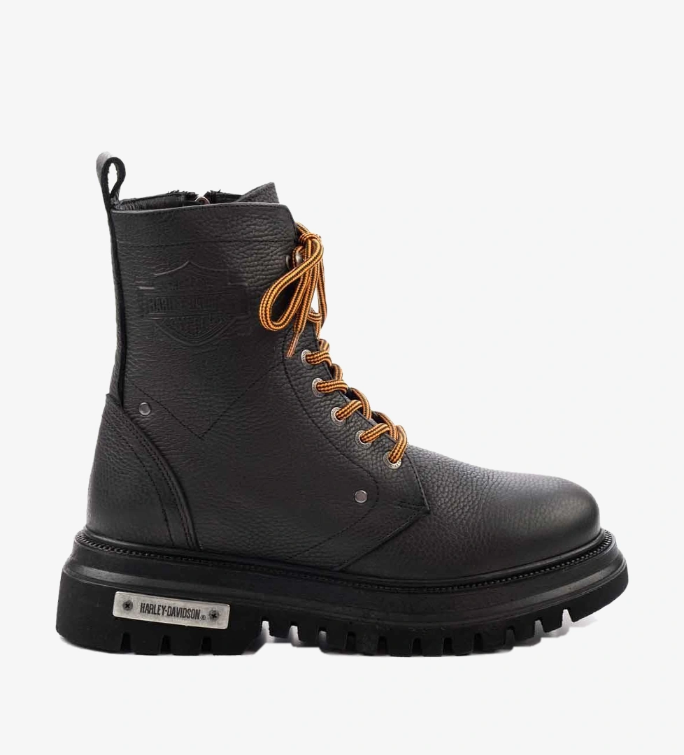Black Baskılı Hakiki Deri Erkek Bot & Bootie HD1777057003
